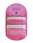 HAIR COMBS WITH PEARLS 2PK